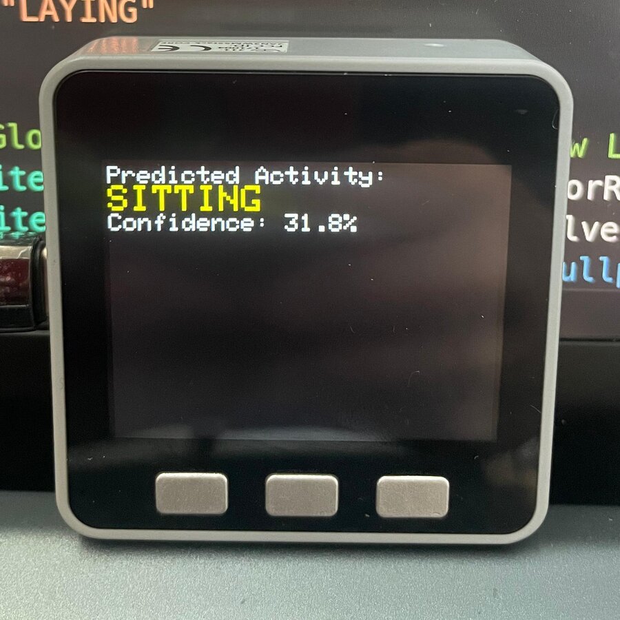 Human Activity Recognition with LSTM on M5Stack